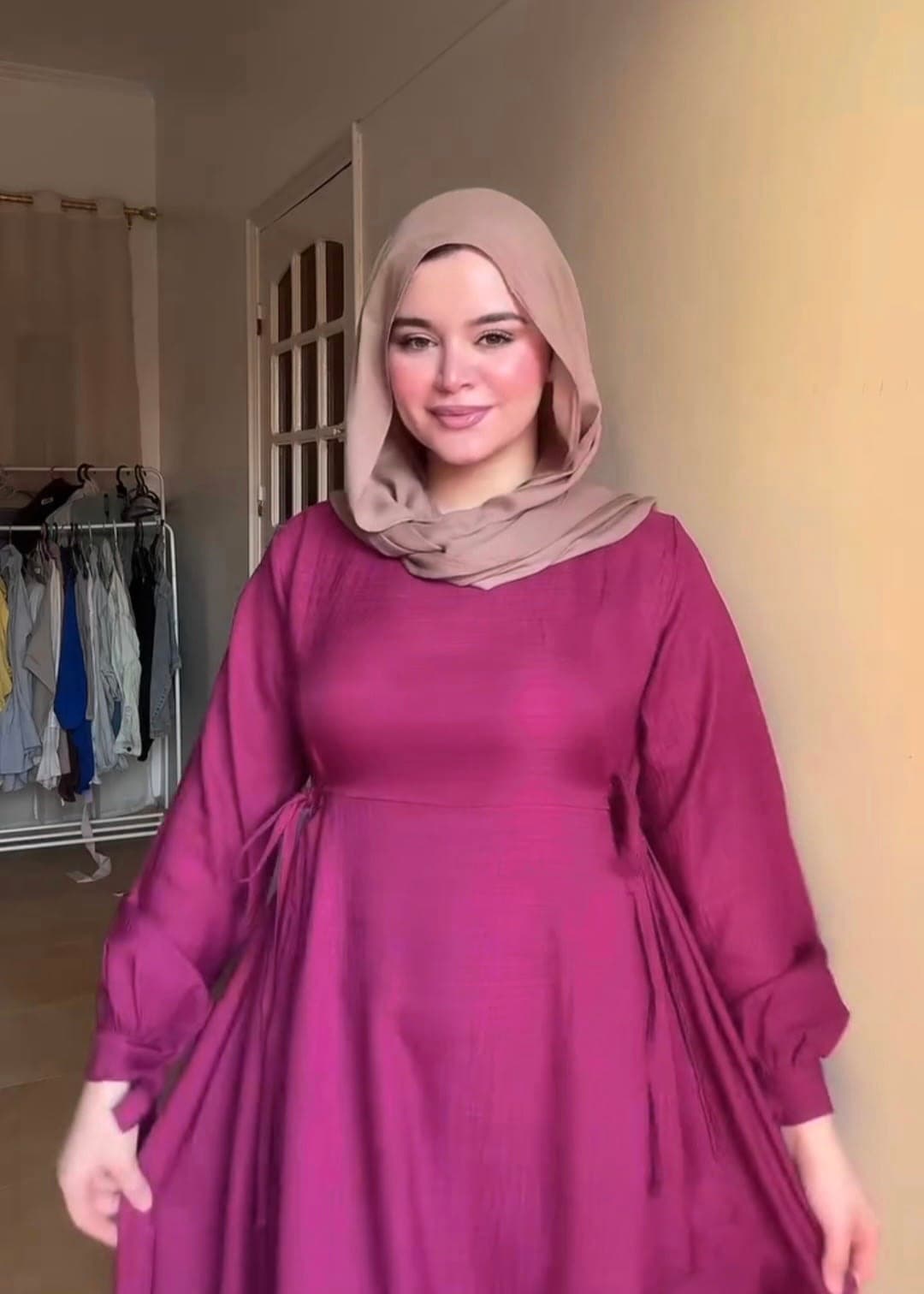 دريس كتان حزامين